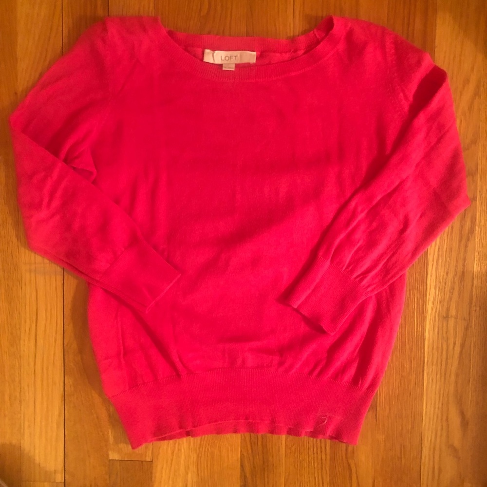 Bright Pink Size XS Loft Sweater
